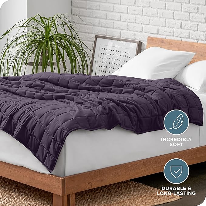 Bare Home Weighted Blanket Queen Size 17lbs - Image 5