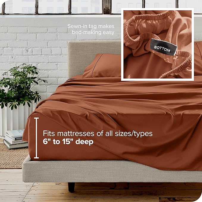 Bare Home California King Sheet Set - Image 5