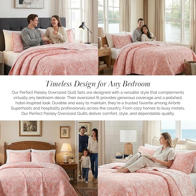 Southshore Fine Living, Inc. Twin XL Quilt Bedding Set, Boho Coverlet, - Image 6