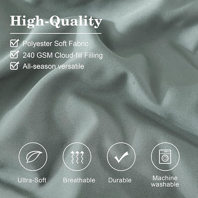 Monbix Queen Comforter Set - Image 9