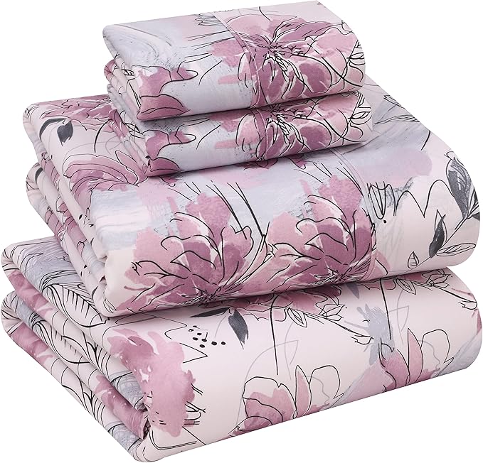 RUVANTI 100% Cotton Sheets – Queen Size Percale Bedding, Cooling & Breathable by Ruvanti