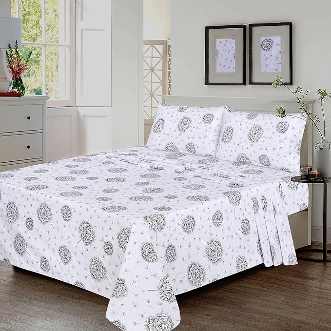 RUVANTI 100% Cotton Sheets – Full Size Percale Bedding, Cooling & Breathable - Image 2