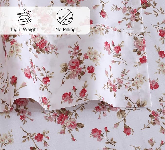 RUVANTI 100% Cotton Sheets – California King Percale Bedding, Cooling & - Image 4