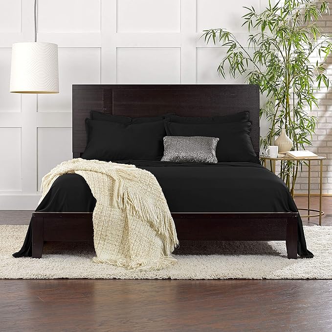 Pure Bamboo Full Sheets, Genuine 100% Organic Viscose Derived from Bamboo Bed - Image 7
