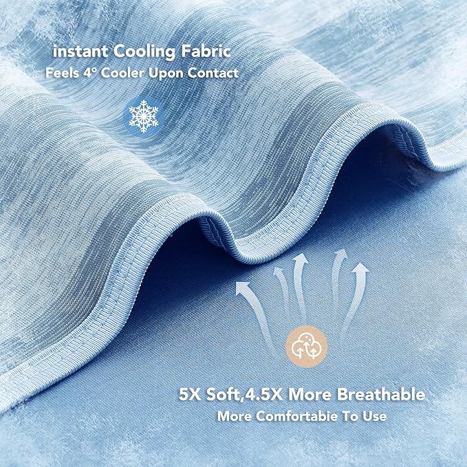 GOHERO Cooling Blanket King Size- 100"x90" Summer Cooling Throw Blanket - Image 5