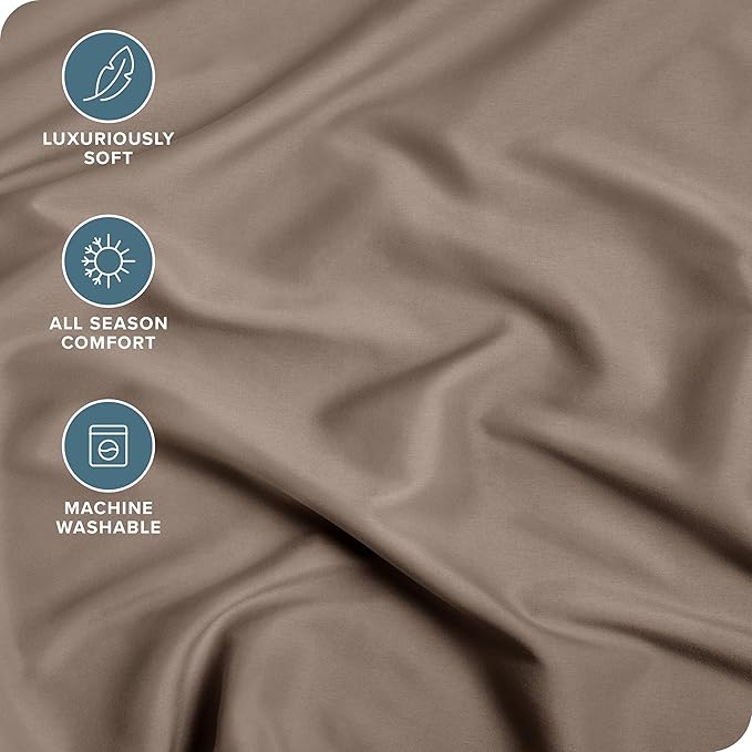 Bare Home Fitted Bottom Sheet California King Size - Image 2