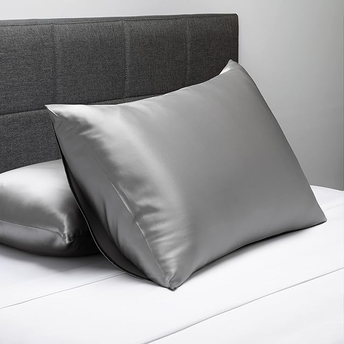 Fishers Finery 25mm 100% Pure Mulberry Silk Pillowcase Set - Image 3