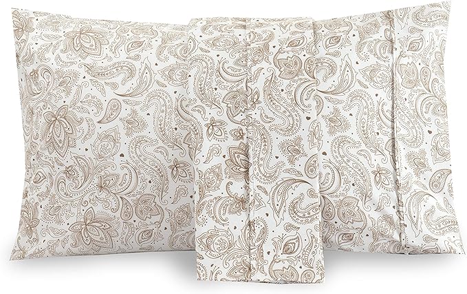 Elegant Comfort Paisley Pattern Pillowcase, 1500 Premium Hotel Quality - Image 2
