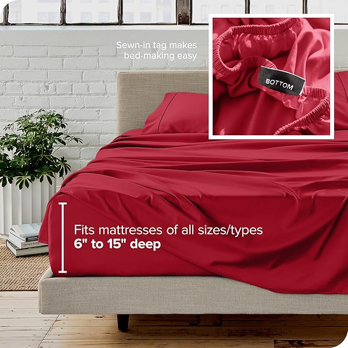 Bare Home Split King Sheet Set - Image 6