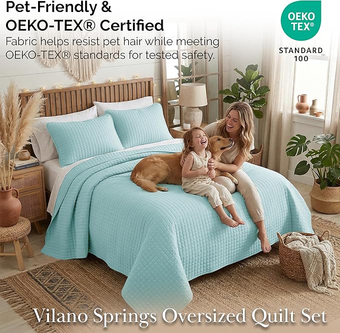 Southshore Fine Living, Inc. Oversized King Quilt Bedding Set, Microfiber - Image 5