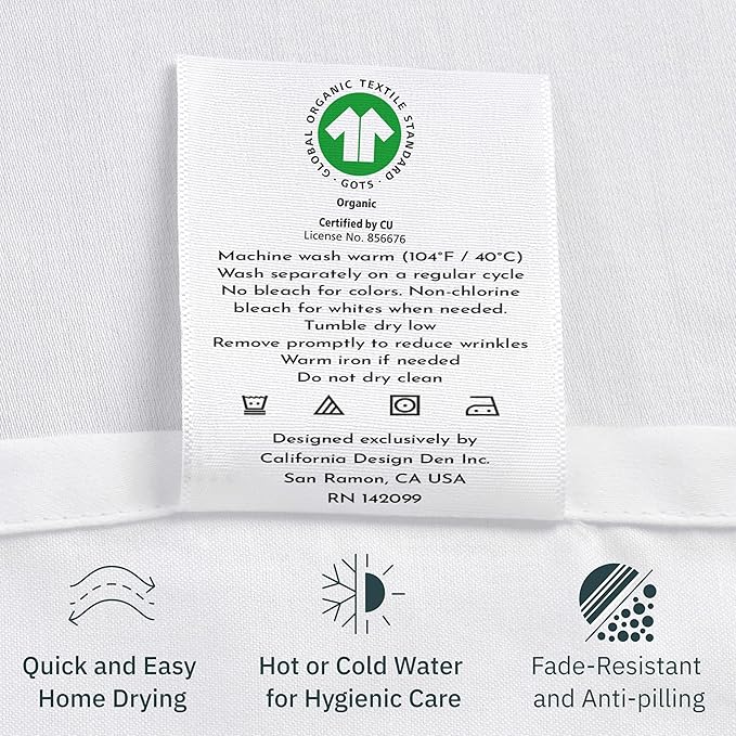 California Design Den 2-Pack Twin Sheets Set - Image 7