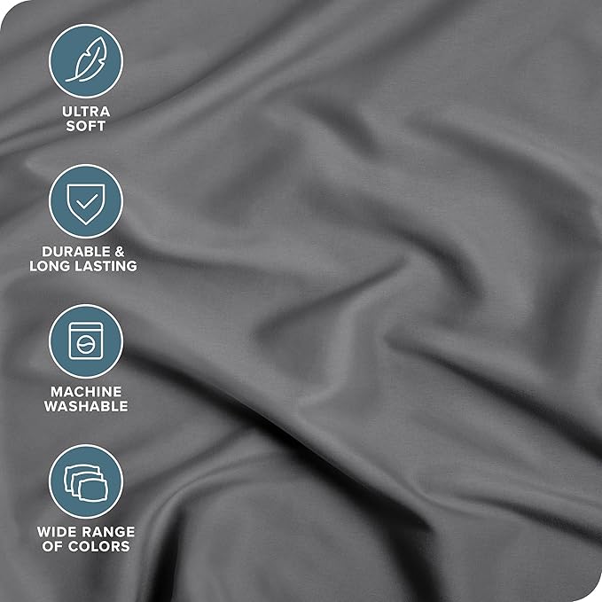 Bare Home 5-Pack Fitted Bottom Sheets Twin Extra Long - Image 2