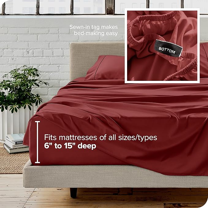 Bare Home Full XL Sheet Set - Image 5