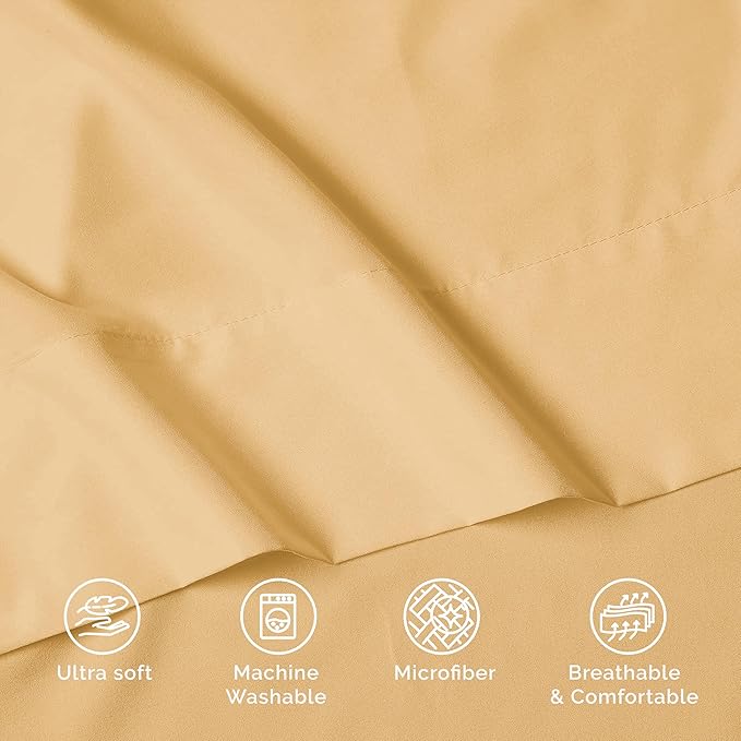Luxury Flat Sheet on Amazon Elegant Comfort Wrinkle-Free 1500 Premier Hotel - Image 8