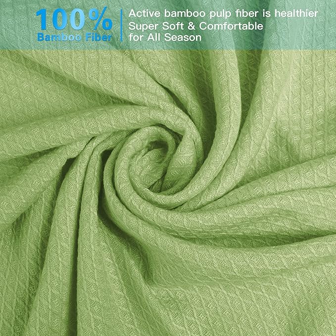 AmyHomie Cooling Blanket, 100% Rayon Derived from Bamboo, Cool Summer Blanket - Image 3