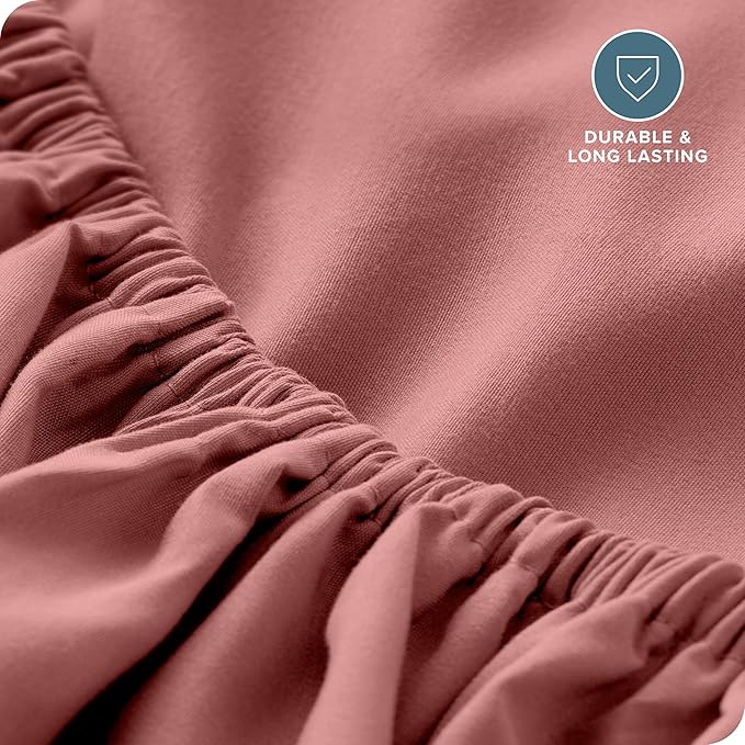 Bare Home Fitted Bottom Sheet Full Size - Image 5