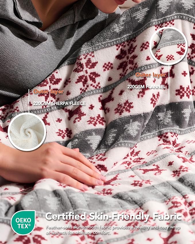 Homemate Electric Heated Blanket Queen Size - Image 4