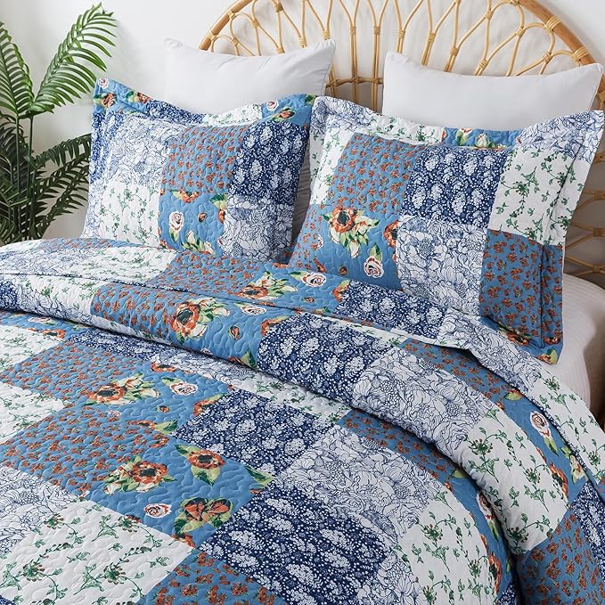 BEDIFANY Boho King Size Quilt Bedding Set - Image 4
