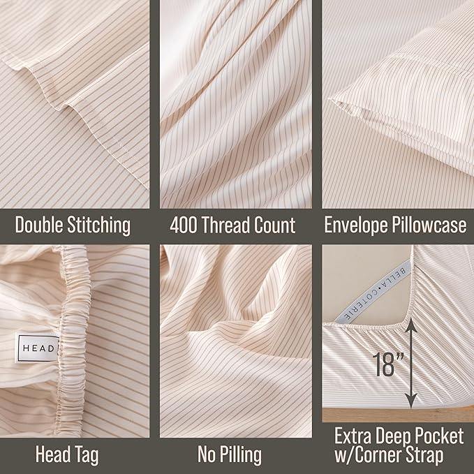 Bella Coterie | Luxury Bamboo Viscose King Size Pillowcase Set | 100% - Image 3