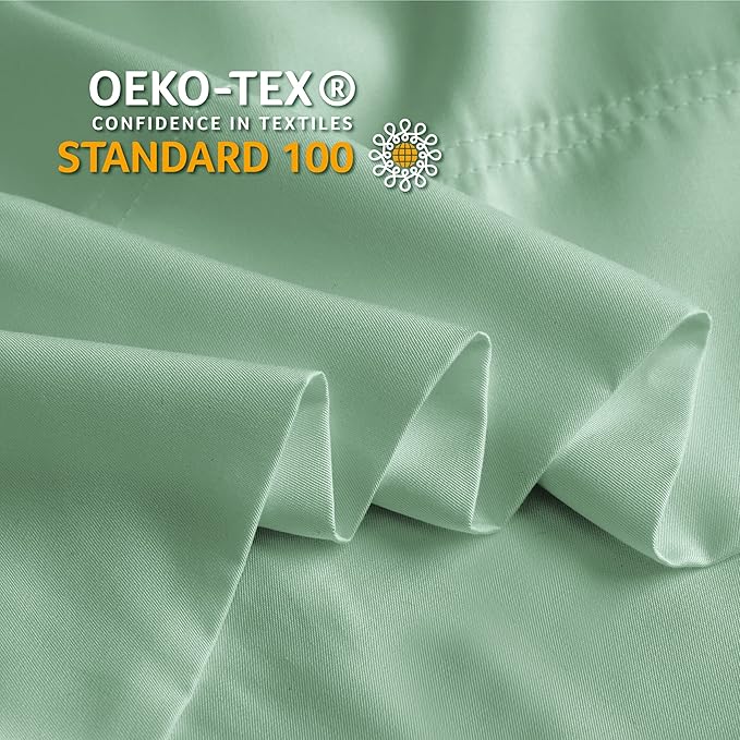 BEDELITE Standard Pillow Cases Set of 2, Rayon Derived from Bamboo, Cooling - Image 5