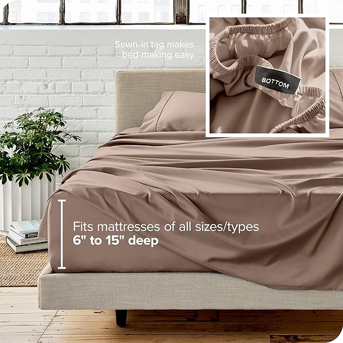 Bare Home Queen Sheet Set - Image 5