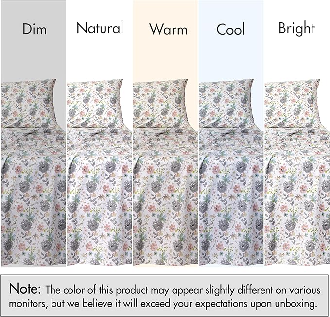 RUVANTI 100% Cotton Sheets – Twin Size Percale Bedding, Cooling & Breathable - Image 7