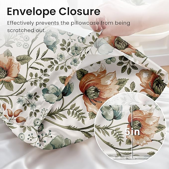 EXQ Home Satin Pillowcase for Hair and Skin Queen - Image 3