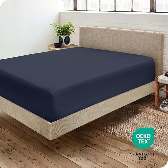 Bare Home Fitted Bottom Sheet Full Size - Image 4