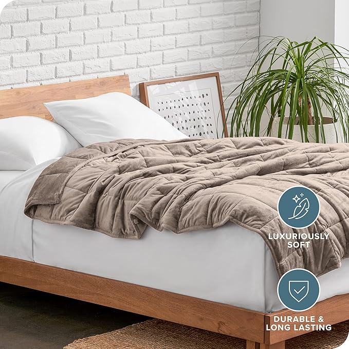 Bare Home Weighted Blanket Twin or Full Size 10lb - Image 5