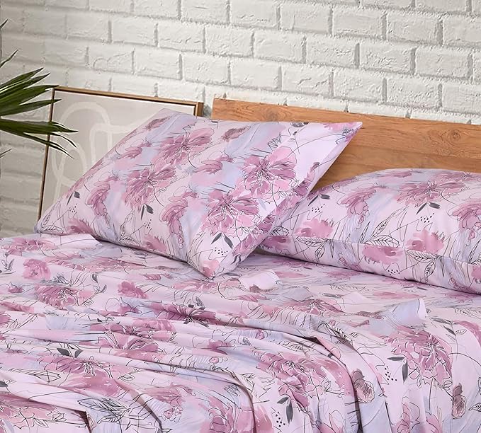 RUVANTI 100% Cotton Sheets – Twin Size Percale Bedding, Cooling & Breathable - Image 7