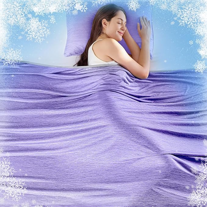 KMUSET Cooling Blanket King Size, Double Sided Summer Cooling Blankets by COZYBLANKETHappyHomeLife