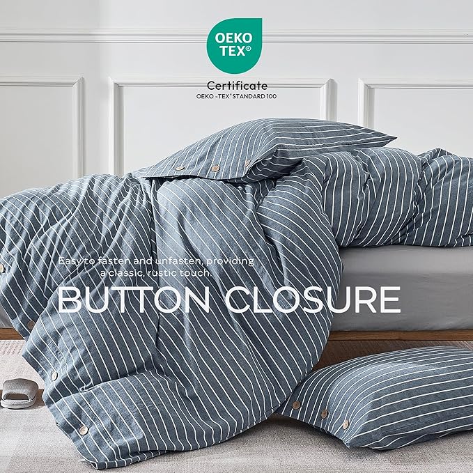 JELLYMONI Cotton Duvet Cover Oversized Queen Size - Image 6