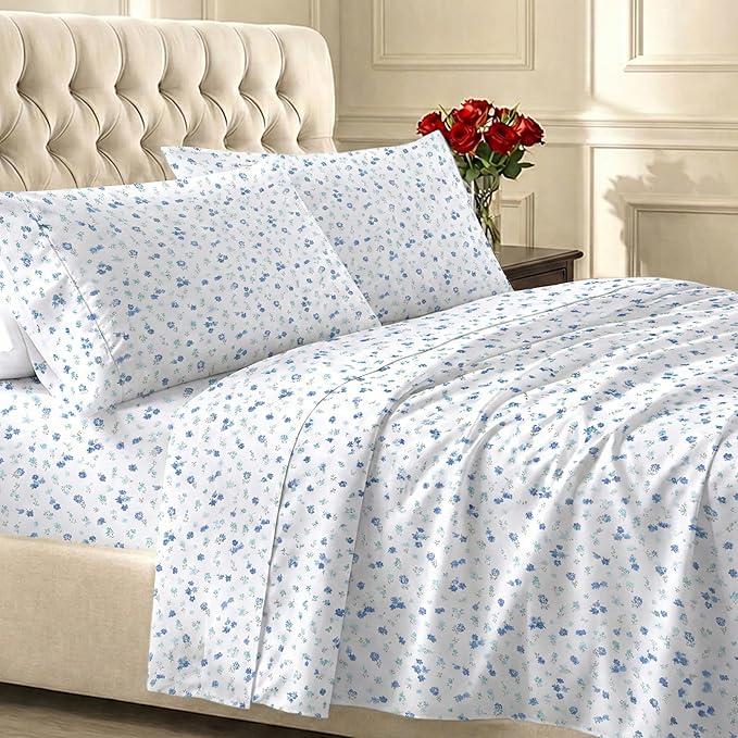 California Design Den Soft King Size 100% Cotton Sheet Sets, 400 TC Good by CaliforniaDesignDen