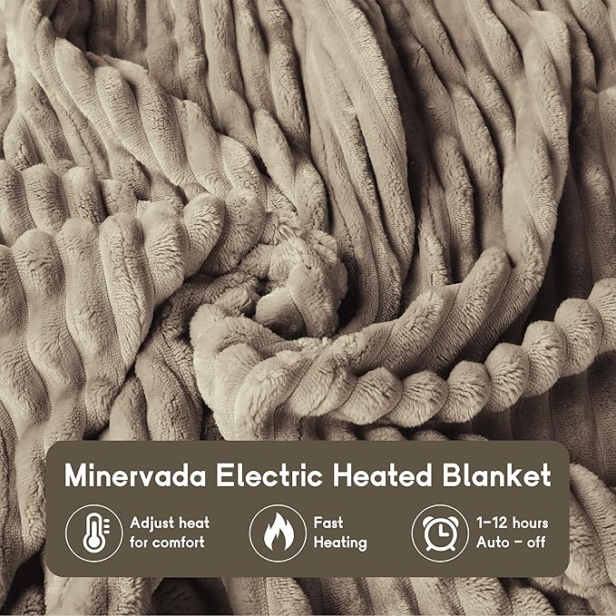 Heated Blanket Electric Blanket Queen Size 84''x90'' - Image 6