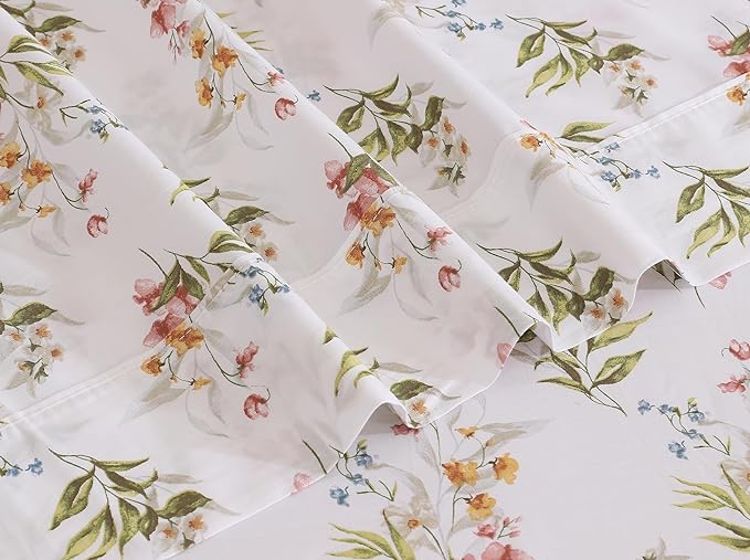 RUVANTI 100% Cotton Sheets – Queen Size Percale Bedding, Cooling & Breathable - Image 6