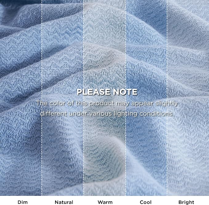 Bedsure GentleSoft 100% Cotton Blanket Full Size - Image 7
