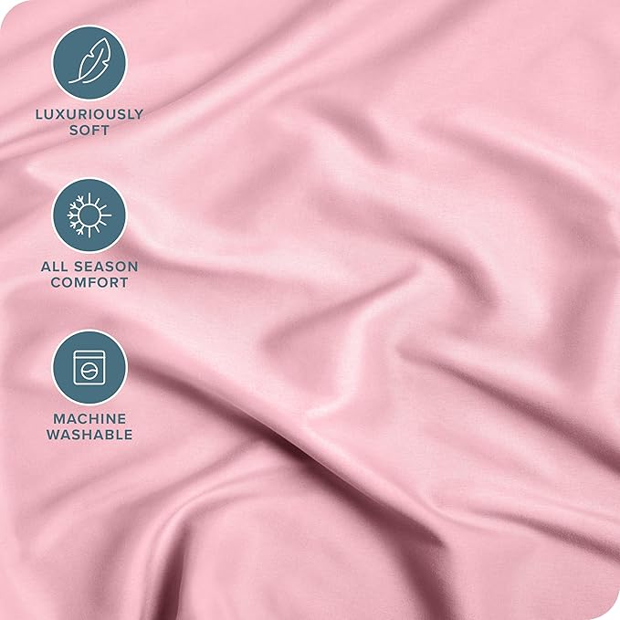 Bare Home Fitted Bottom Sheet Queen Size - Image 2