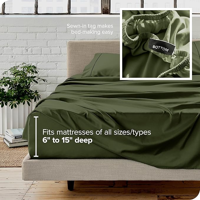Bare Home Queen Sheet Set - Image 5
