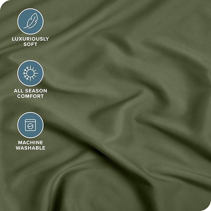 Bare Home Fitted Bottom Sheet Twin XL Size - Image 2