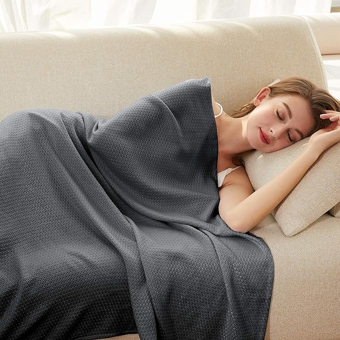 AmyHomie Cooling Blanket King Size, 100% Rayon Derived from Bamboo, Cool Summer by AmyHomie