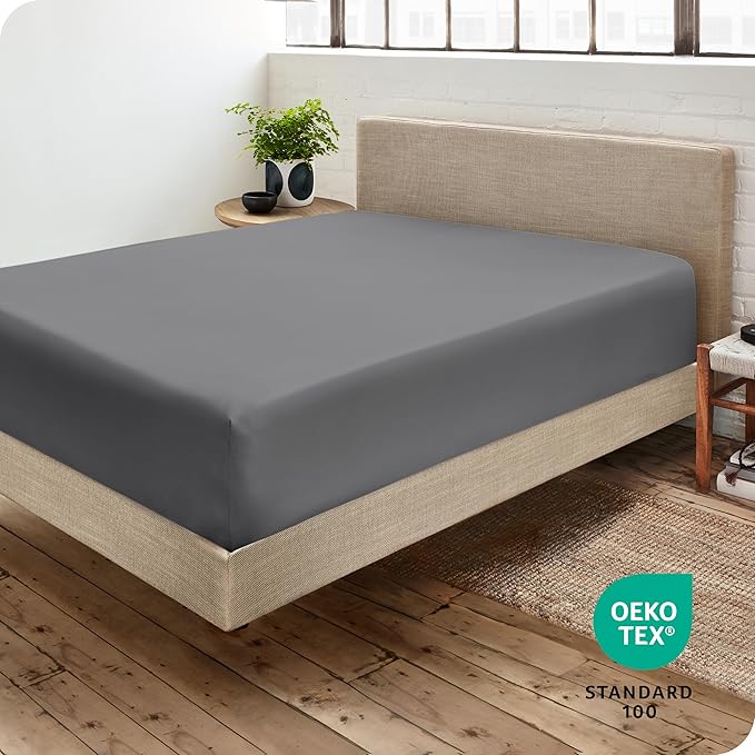 Bare Home Fitted Bottom Sheet Full XL Size - Image 4