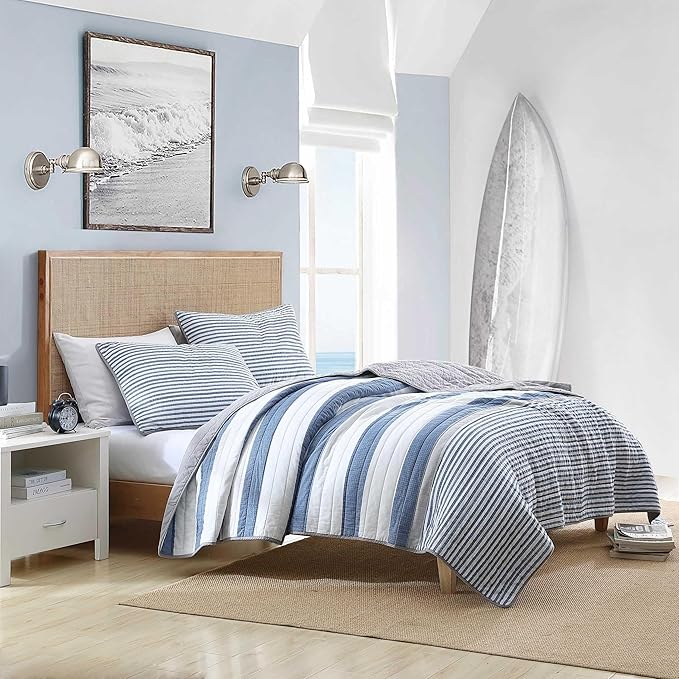 Nautica - Queen Quilt Set, Reversible Cotton Bedding - Image 6
