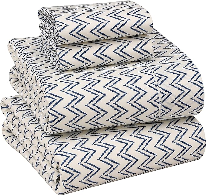 RUVANTI 100% Cotton Sheets – California King Percale Bedding, Cooling & by Ruvanti