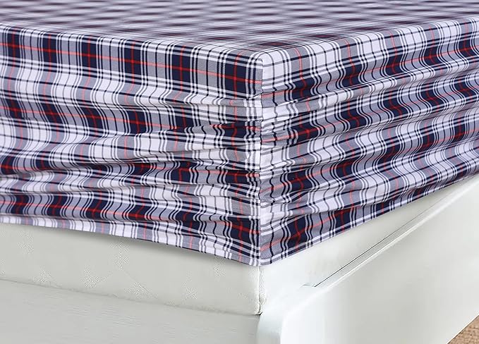 RUVANTI 100% Cotton Sheets – Queen Size Percale Bedding, Cooling & Breathable - Image 8