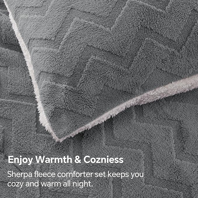 BEDELITE Fluffy Full Size Comforter Set - Image 5