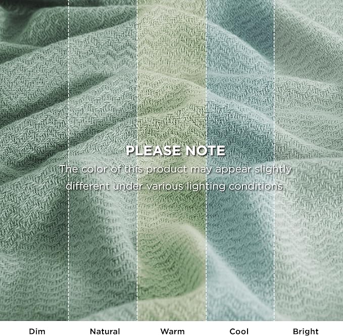 Bedsure GentleSoft 100% Cotton Blanket Full Size - Image 7