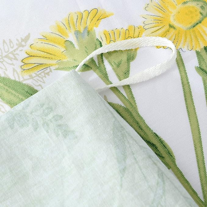 FADFAY Farmhouse Premium Shabby Green Daisy and Botanical Lavender Flowers 100% - Image 6
