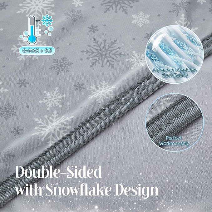 OIGAE Cooling Blanket for Hot Sleepers - Image 4