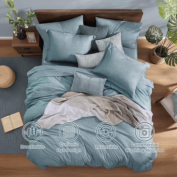 Monbix Queen Comforter Set - Image 5