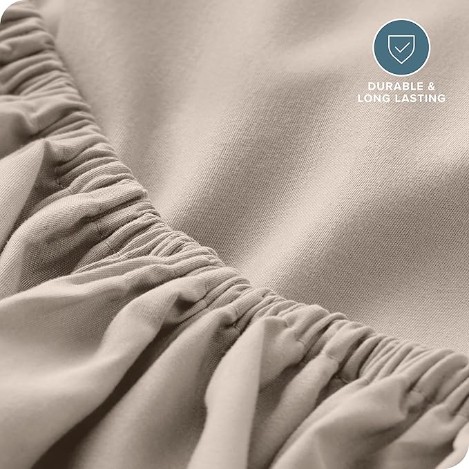 Bare Home Fitted Bottom Sheet Full Size - Image 5